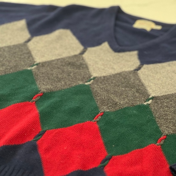 Vintage Neiman Marcus hand Intarsia Cashmere Sweater,,Made in Scotland,Cashmere - Picture 3 of 5